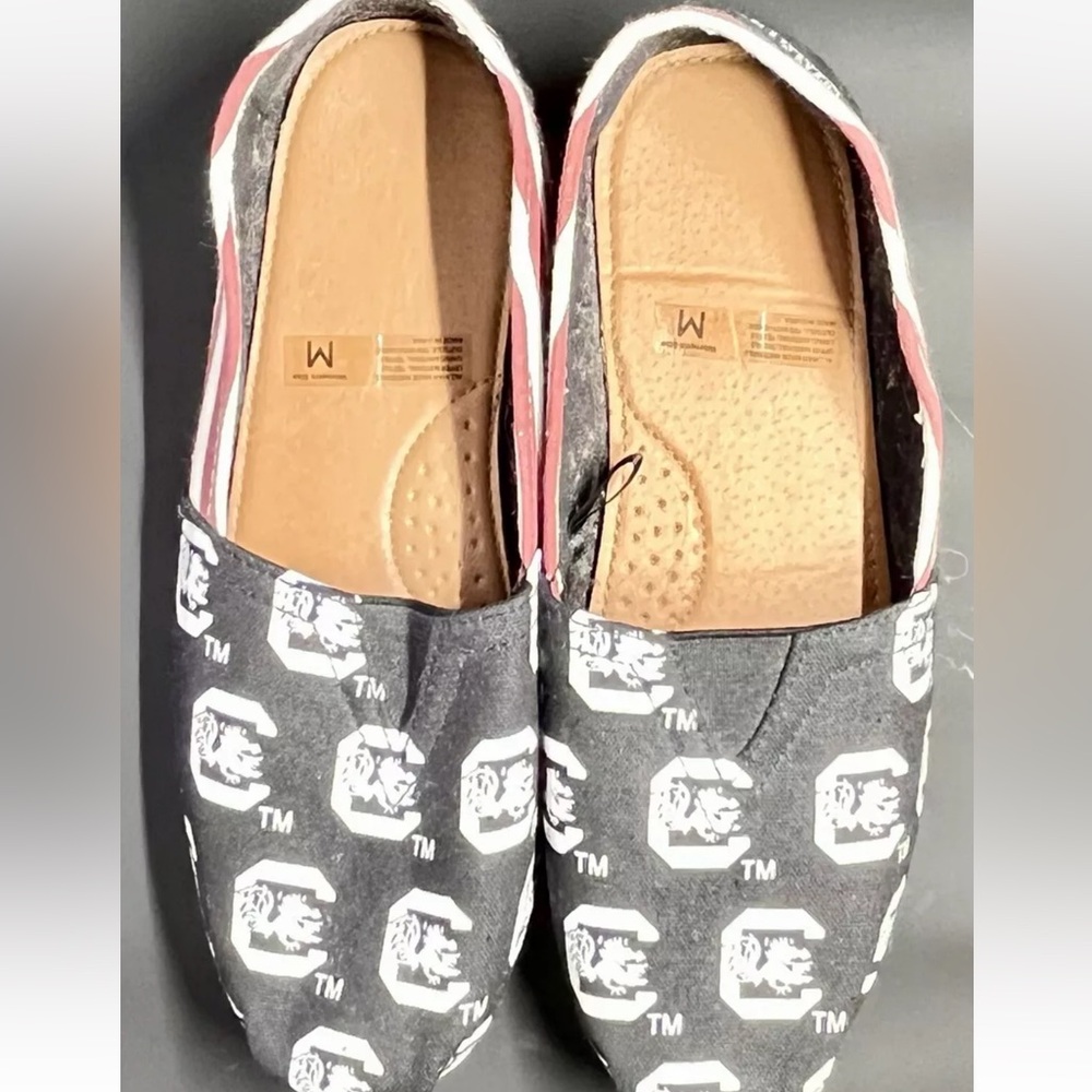University of South Carolina gamecock slip on shoes